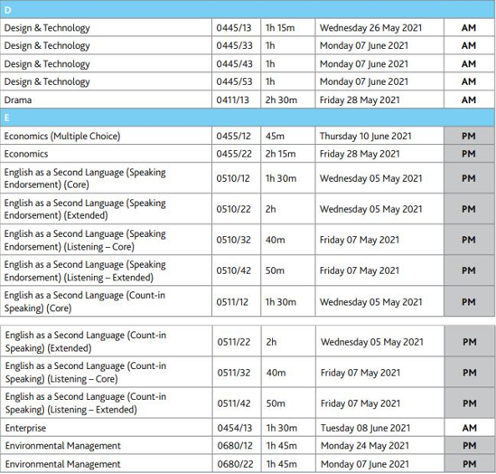 2021��igcse����ʱ����ʲôʱ��