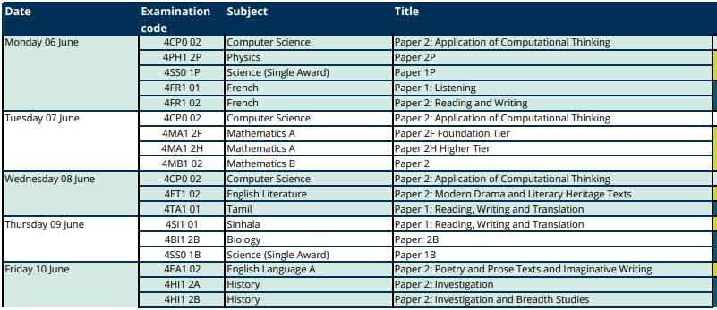 2022年igcse考试时间 2022年igcse考试时间