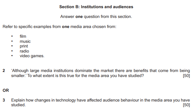 A-level媒体研究考试内容介绍 A-level媒体研究考试内容介绍