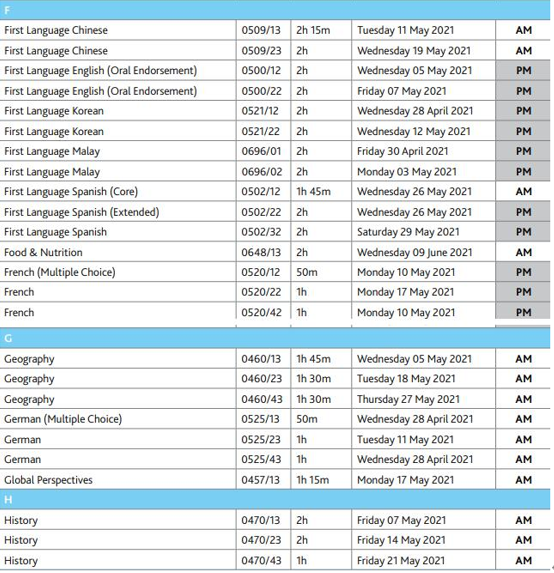 2021��igcse����ʱ����ʲôʱ��