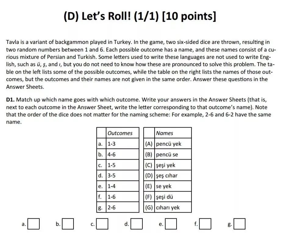 NACLO������������ѧ����ע�ᣬ�������Ȥ��ʾ��