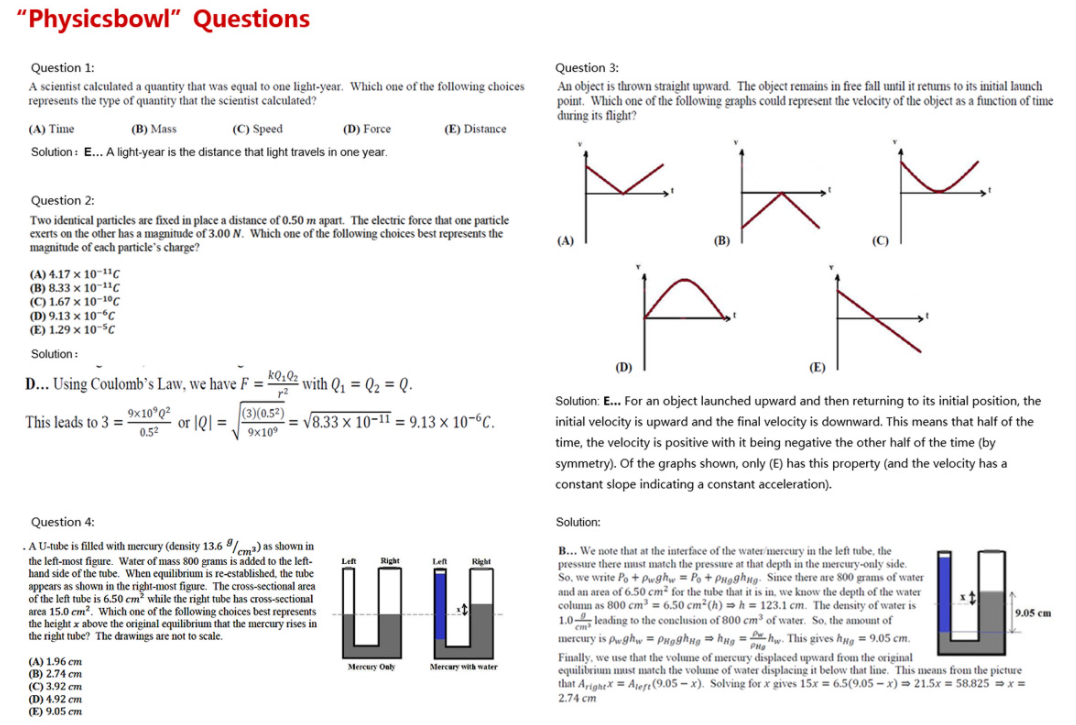 ���� | 3�·ݽ�ֹ���������������ߵ�Physics Bowl�����뾺����������⣡